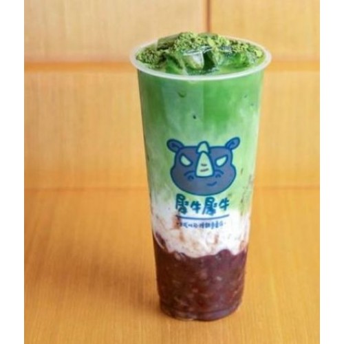 凍宇治抹茶紅豆鮮奶