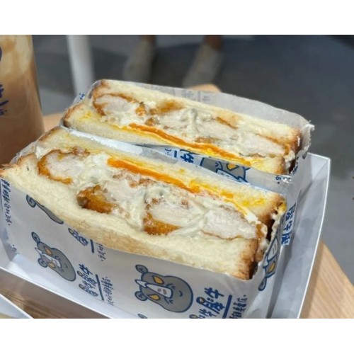 塔塔炸雞蛋吐司